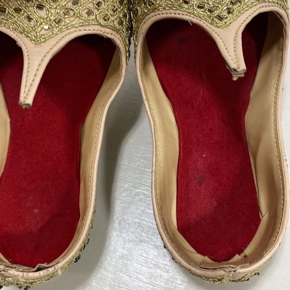 Curled toe / Aladdin style mojri jutti shoes - Picture 16 of 16